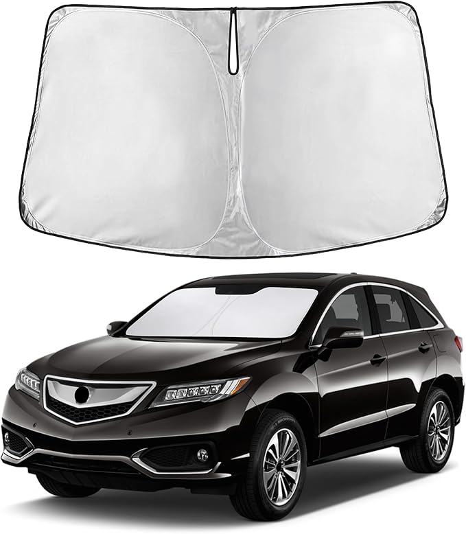EcoNour Windshield Sunshade Compatible for Acura RDX 2013-2016 2017 2018, Sun Visor for Front Windshield & Window Sun Shade Cover, UV Heat Blocker & Protector, Car Accessories
