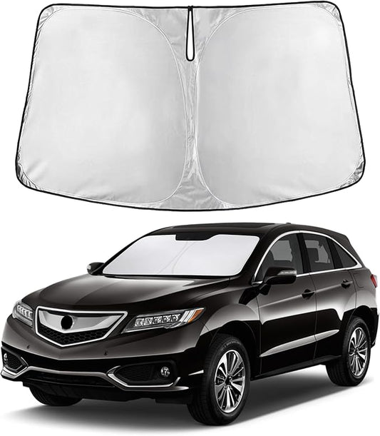 EcoNour Windshield Sunshade Compatible for Acura RDX 2013-2016 2017 2018, Sun Visor for Front Windshield & Window Sun Shade Cover, UV Heat Blocker & Protector, Car Accessories