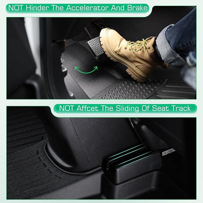 Floor mats & Cargo Liner for Kia EV6 2024 2023 2022, All Weather TPE Custom Fit Floor Liners Full Sets Car Mats & Trunk Liner Accessoires for EV6 Anti-Slip & Durable, Black