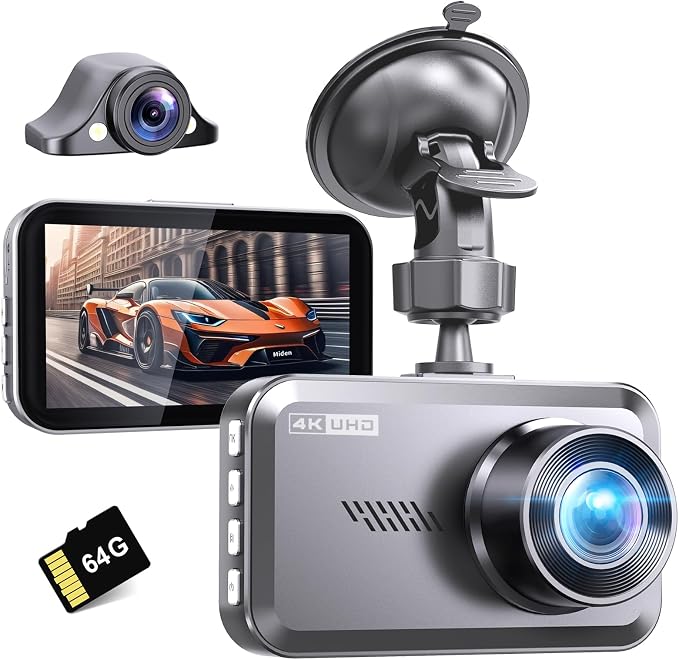 Miden 2-Channel Dash Cam