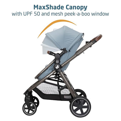 Maxi-Cosi Zelia 2 Luxe 5-in-1 Modular Travel System, New Hope Grey