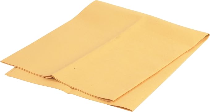 Carrand 40211 Drying Synthetic Chamois, 3.5 Square Feet, Orange