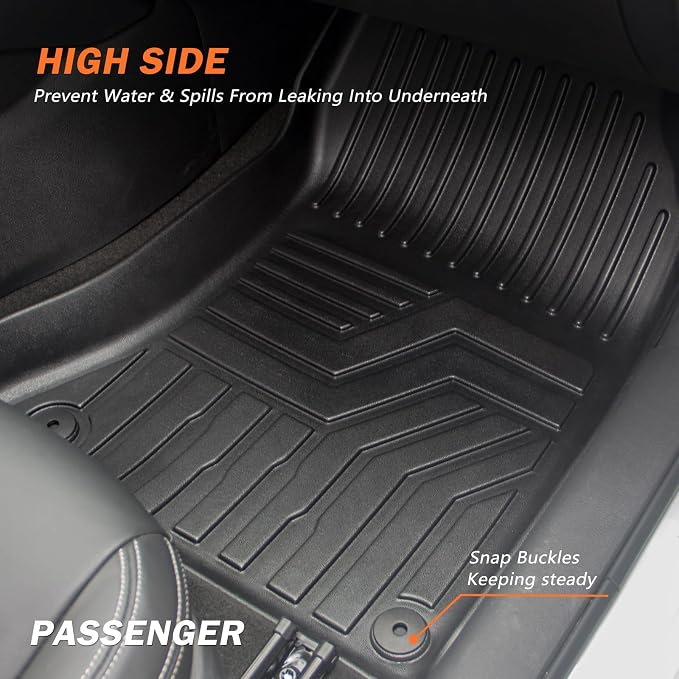 KUST Custom Fit Floor Mats for 2019-2025 2026 Nissan Altima Accessories All Weather Floor Mat Carpet Liners Front Rear 2 Row Seat Black Liner TPE