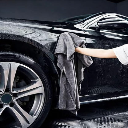 2-Pack 1200 GSM Microfiber Car Drying Towels, 71" x 24" Large Absorbent Towel for Auto Detailing, Streak-Free & Scratch-Free for Cars, SUVs, Trucks with Edgeless Design