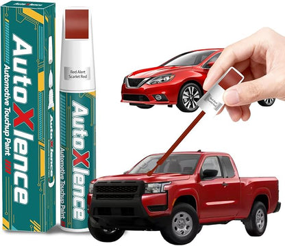 Red Alert/Scarlet Red(A20) Touch Up Paint Compatible with Nissan Car Paint Pen Scratch Repair Automotive Scratch Remover Fix Exact Color Match
