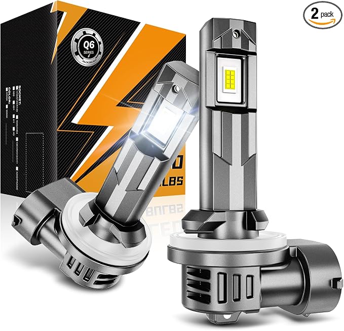 Auxbeam 881 Fog Lights 6500K White, 12000LM 600% Brighter, 889 898 886 896 894 Lights, Enhanced Visibility for Fog & Off-Road, Plug and Play, Pack of 2