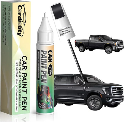 Titanium Rush Metallic(G6M/WA618G) Touch Up Paint Pen for GMC,Car Paint Scratch Repair Pen Quick and Easy Fix Auto Paint Scratch