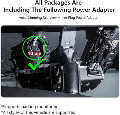 4K Dash Cam Custom for Lexus RX 2023 2024 2025 2026 (Model C),RX 350 350h 450h 500h Premium Luxury F Sport etc,OEM Look,UHD 2160P Video, Parking Mode, WiFi & App, Loop Recording, GPS, 64GB Card