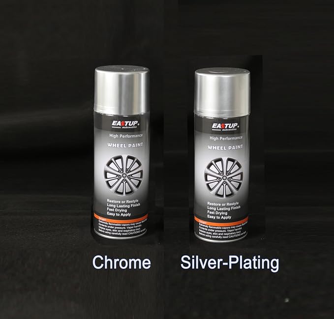 Premium Imitation Silver Plating Metallic Wheel Paint - Brilliant Finish, High Durability, Fade-resistant, Quick Drying Rim Coating