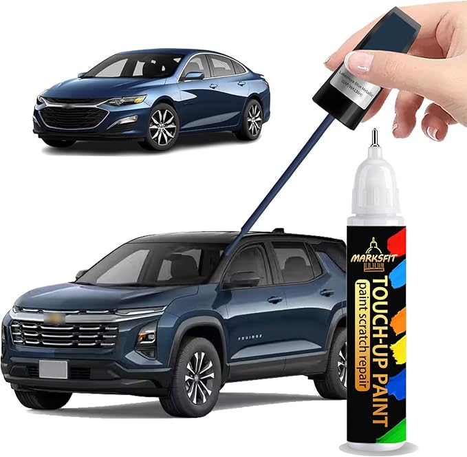 Lakeshore Blue(GXP/WA136H) Touch Up Paint For Chevrolet Exact Match-Chips and Nicks 2 in 1 Car Paint Pen Scratch Rapair for Tahoe/Suburban/Blazer/Colorado/Trax/Chevy/Silverado/Equinox/Traverse