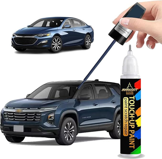Lakeshore Blue(GXP/WA136H) Touch Up Paint For Chevrolet Exact Match-Chips and Nicks 2 in 1 Car Paint Pen Scratch Rapair for Tahoe/Suburban/Blazer/Colorado/Trax/Chevy/Silverado/Equinox/Traverse