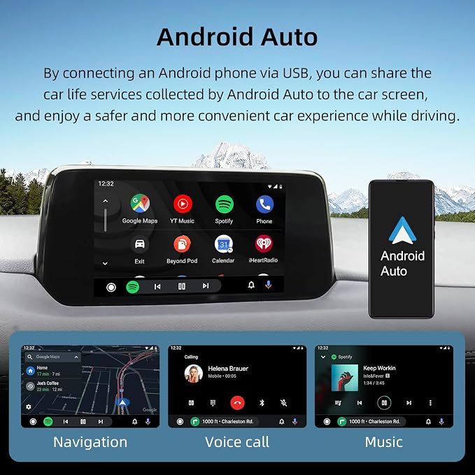 LEXXSON Android Auto & Carplay Adapter for Mazda 2/3/6/CX3/CX5/CX8/CX9/MX5/FIAT124, Retrofit Kit for MZD Connect System 00008FZ34, TK78-66-9U0C