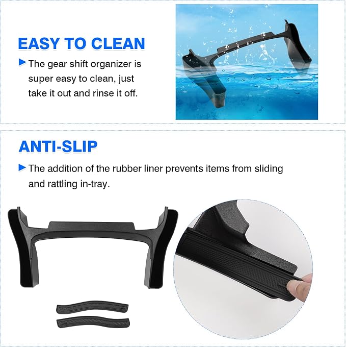 Autorder Gear Shift Organizer for 2010-2024 Toyota 4Runner Accessories Center Console Organizer Gear Shift Organizer Insert Tray