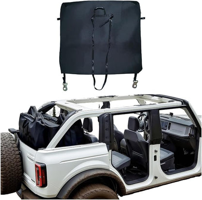 Thickened Hard Top Storage Bag Compatible with Ford Bronco 2021-2025 2/4-Door, Portable Freedom Panel Storage Bag for Front Roof Panel Over First Row Seat