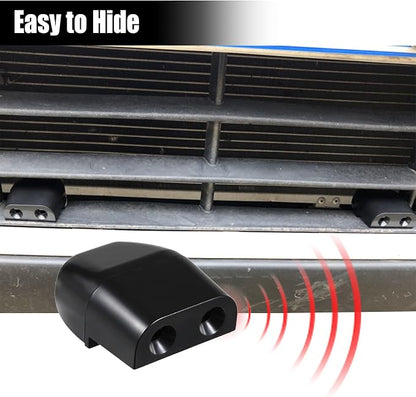 ZIMISI Deer Whistles for Vehicles, Animal Warning Whistle Devices to Avoid Collision, Deer Repellent Devices with Adhesive Tapes, Animal Alert Horn Accessories for Most Cars (8PCS/Black)