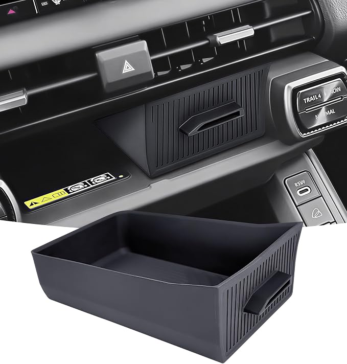 Center Console Organizer Tray Storage Box for Toyota RAV4 2026, Interior Accessories Removable Insert Drawer Tray for 2026 RAV 4, Black