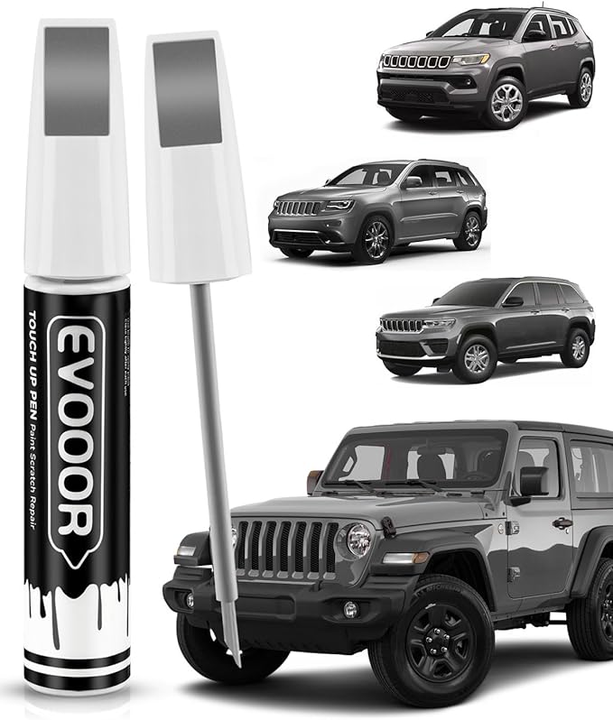 PDN Sting Gray Touch Up Paint Compatible with JeepExact Match 2 in 1 Touch up Paint for Chips and Nicks Repair