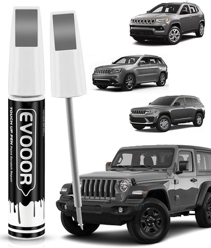 PDN Sting Gray Touch Up Paint Compatible with JeepExact Match 2 in 1 Touch up Paint for Chips and Nicks Repair