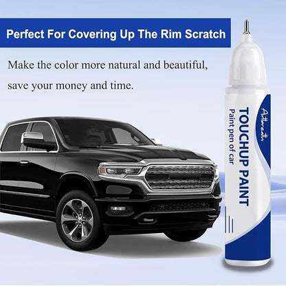 Diamond Black Crystal(PXJ/KXJ) Touch Up Paint for Dodge-Exact Match–Chips and Nicks Car Paint Scratch Repair Kit Automotive Paint Pen for Challenger/Durango/Grand Caravan/Charger/RAM