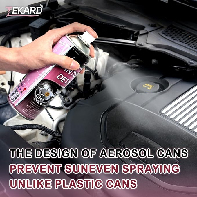 Car Interior Cleaner, Leather Cleaner, 15 oz. Large-Capacity Interior Detailer in Iron Can, Wheel Cleaner, Suitable for Cleaning Rubber, Plastic, and Leather Surfaces Inside Vehicles (2 Bottle)