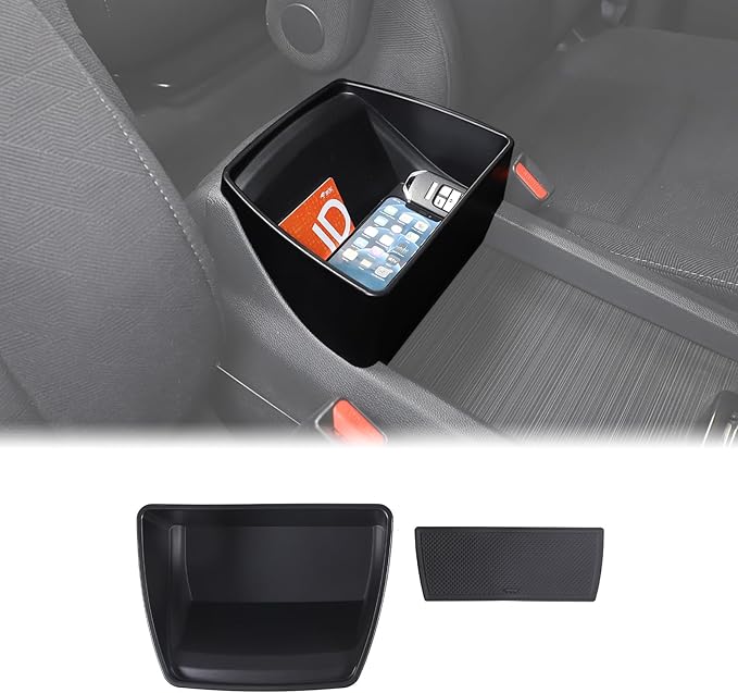 Center Console Organizer Tray for Honda Pilot 2016-2022/ Ridgeline 2020-2023/ Passport 2019-2023 Accessories, ABS Central Control Armrest Secondary Storage Box