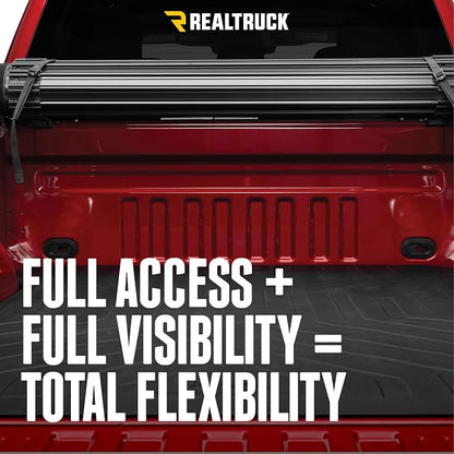 RealTruck TruXedo Sentry CT Hard Rolling Truck Bed Tonneau Cover | 1530616 | Fits 2017-2024 Honda Ridgeline 5' 4" Bed (64")