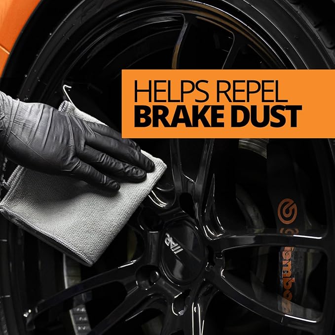 CERAKOTE Rapid Ceramic Wheel Sealant - Ceramic Spray Coating for Wheels - Quick and Easy to Apply - Repels Brake Dust – Extremely Hydrophobic