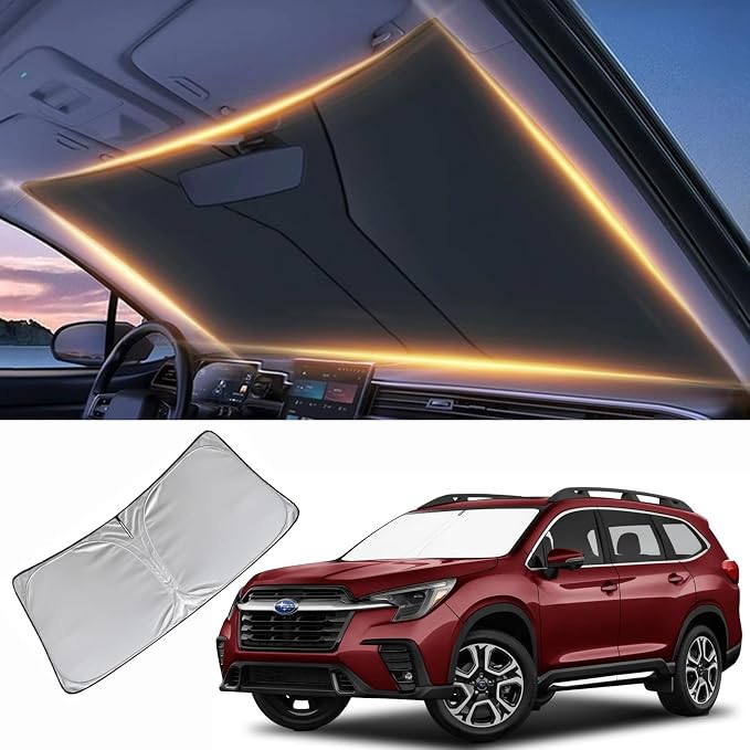 Windshield Sun Shade for Subaru Ascent Front Window Shades Cover for 2019-2024 2025 2026 Ascent Windshield Sun Visor Protector Car Accessories