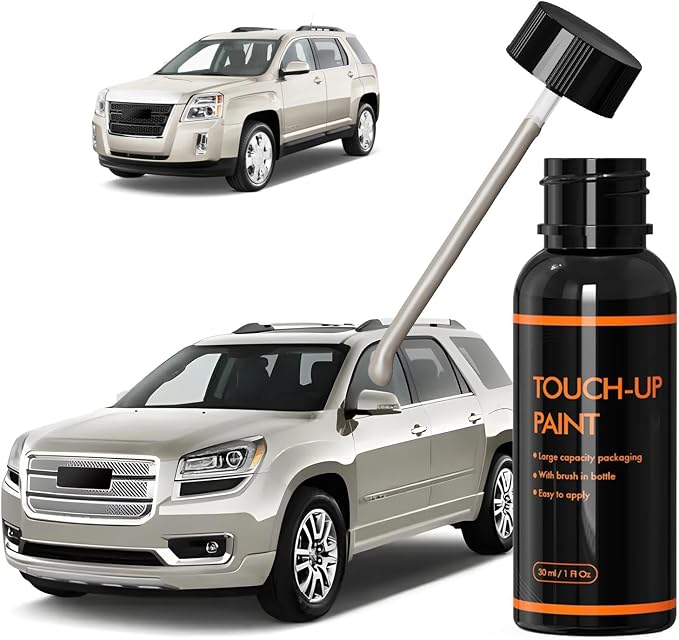 GWT/WA102V Champagne Silver Touch Up Paint Compatible With GMC, DIY Car Paint Scratch Repair Kit, Automotive Paints, Quick & Easy Fix Scratch Repair for Terrain/Yukon/Acadia