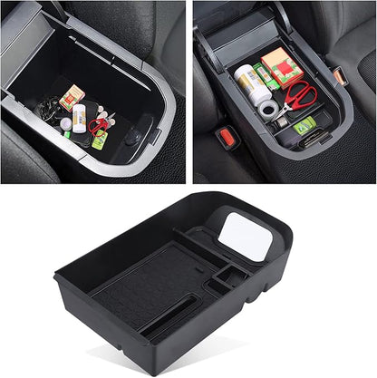DIAMOOKY Upgraded Center Console Organizer Compatible with Toyota RAV4 2025 2024 2023 2022 2021 2020 2019 Interior Accessories, Gear Shift Storage Tray Drivers Side Cubby Drawer Storage Box - 3pcs