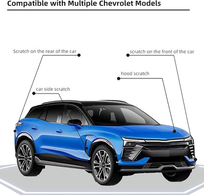 Riptide Blue Metallic(GJV/WA121J) Car Paint Touch Up Pen for Chevy, 2-In-1 Color Accurate Touch Up Car Scratch Repair Paint Match Chevy Series Automotive Scratch Remover for Nicks & Chips Repair