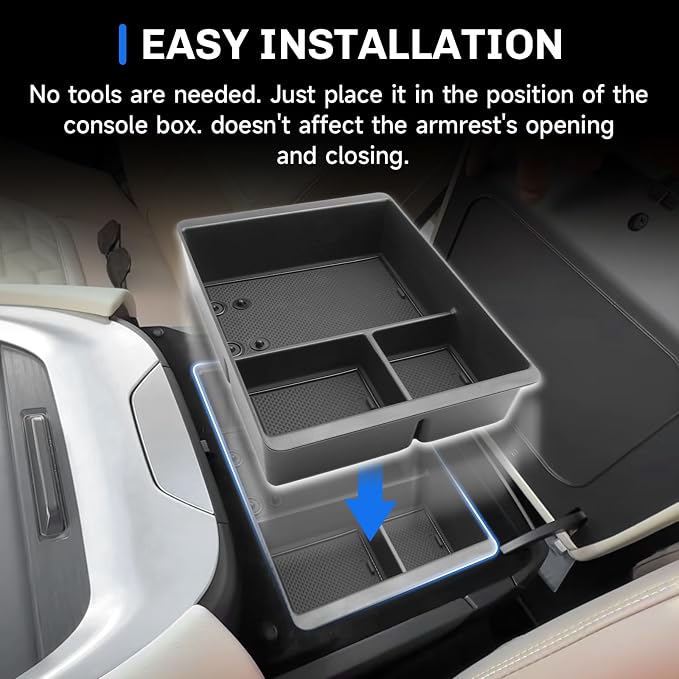 SXCY for 2025 2026 Armada Center Console Organizer for 2025 2026 Armada Accessories Center Console Tray for 2025 2026 Armada Armrest Console Organizer Tray 2025 2026 Armada Middle Console Organizer