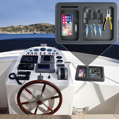 EVA Foam Boat Dash Pad, Anti-Slip Boat Dash Organizer Perfect for Fishing Center Consoles (6Color,2Size)