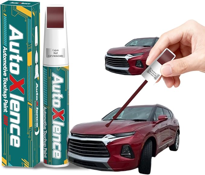 Cajun Red(GPJ/WA434B) Touch Up Paint Compatible with Chevrolet Car Paint Pen Scratch Repair Automotive Scratch Remover Fix Exact Color Match
