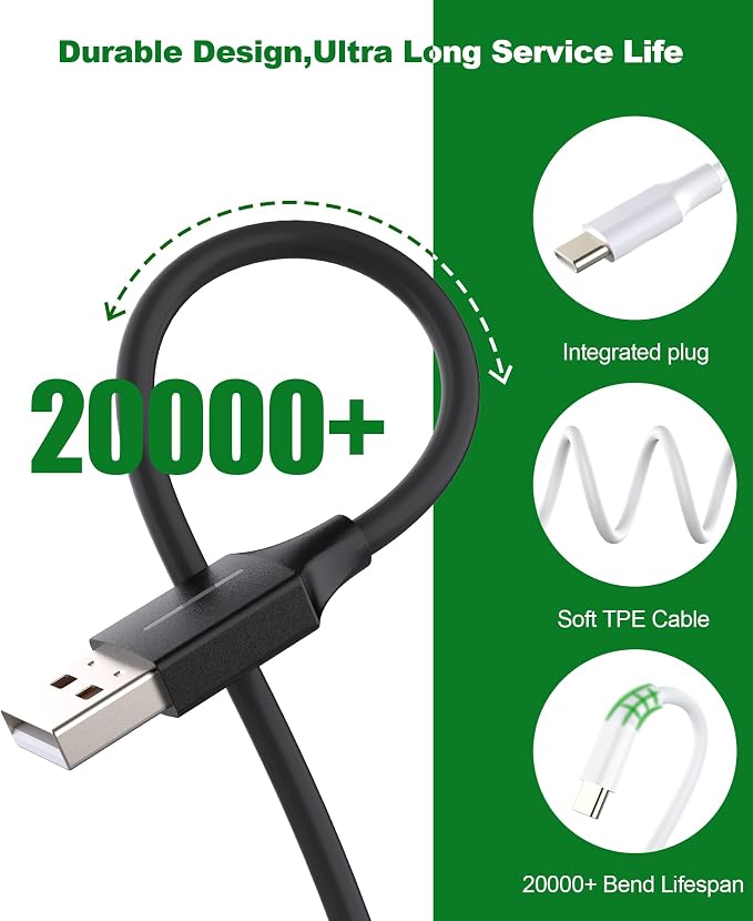 A to 8-Pin Bypass Bluetooth Headset CarPlay Cable for Motorcycle | 1.64Ft/Black,Enable CarPlay without Bluetooth Headset on Goldwing 2018-2024, 2-in-1 Support Charging