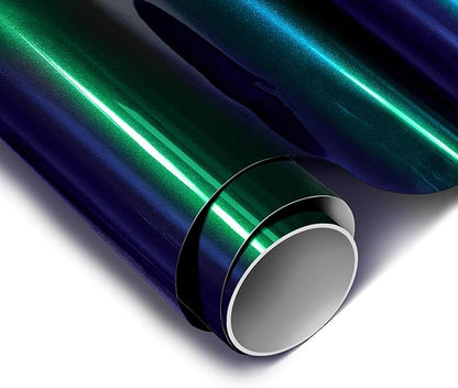 ColorFusion PPF by VViViD, Gloss Metallic Blue Chameleon Dry Apply PPF Vinyl Car Wrap Roll 60ft x 5ft