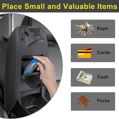PIMCAR Center Console Hidden Organizer for 2026 2025 2024 2023 Honda Accord LX EX Sport EX-L Sport-L Touring Hybrid Armrest Box Secret Compartment One-Touch Hidden Storage Accessories