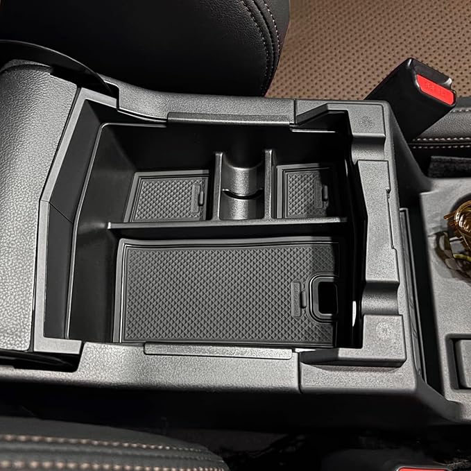 JKCOVER Center Console Organizer Tray Compatible with 2025 Subaru Forester Interior Armrest Insert Storage Box Easy Removal Accessories