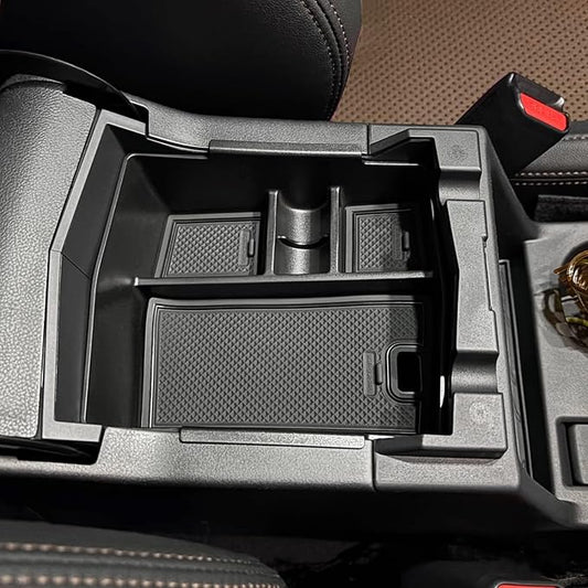 JKCOVER Center Console Organizer Tray Compatible with 2025 Subaru Forester Interior Armrest Insert Storage Box Easy Removal Accessories