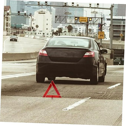 Emergency Warning Triangle Reflective Sign for Car Safety High Visibility Roadside Emergency Tool Quick Setup for Drivers Essential Road Reflector