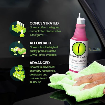 Show Shine, All Purpose Shine Enhancement, Car Wash Detail Spray, Car Detailer Spray, Car Detailing Supplies, Strawberry Shortcake Scent, Clean Collection, 32 oz