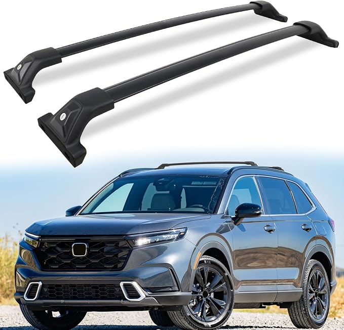 Aluminum Roof Rack Cross Bars with Lock Fit for Honda CRV CR-V 2023-2026, 330lbs Crossbars Anti-Wobble & Wind Noise Reduction Heavy Duty Cargo Carrier Accessories