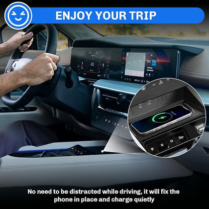 SXCY for 2025 2026 Nissan Murano Wireless Charging Protective Mats 2025 2026 Murano Accessories Center Console Inserts Liner Anti-Slip Anti-Dust Waterproof Mats