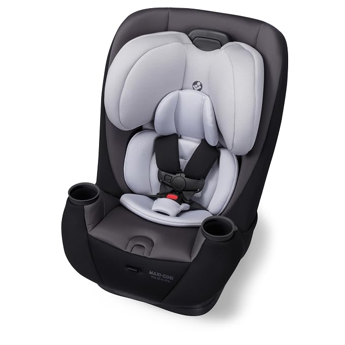 Maxi-Cosi Pria All-in-One Convertible Car Seat, Infant to Toddler Car Seat, Easy-Install Harness, Machine-Washable Cover, 5-100 lbs, Blackened Pearl 2