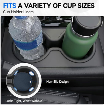 ELECFRESH 4PCS Center Console Organizer Tray for 2023-2026 Honda Pilot 2024-2026 Honda Ridgeline&Passport Accessories, Armrest Storage Box and Divider, Hidden Storage Box and Cup Holder