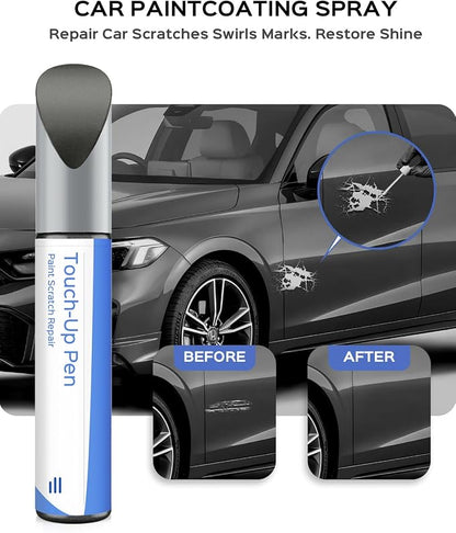 YR-578M Urban Titanium Metallic Touch Up Paint Compatible with Honda Exact Match Chips and Nicks Touch Up
