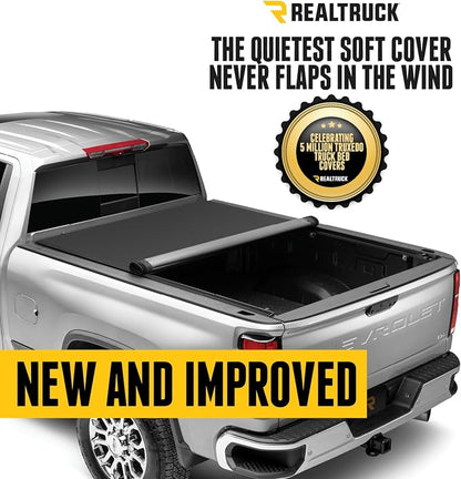RealTruck TruXedo Pro X15 Soft Roll Up Truck Bed Tonneau Cover | 1479101 | Fits 2017-2024 Ford F-250/350/450 Super Duty 6' 10" Bed (81.9")