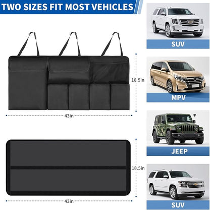 Car Trunk Organizer Backseat Hanging Organizer with Storage Pockets for Subaru Crosstrek, Forester, Outback, Ascent 2000-2024 2025 Car Accessories