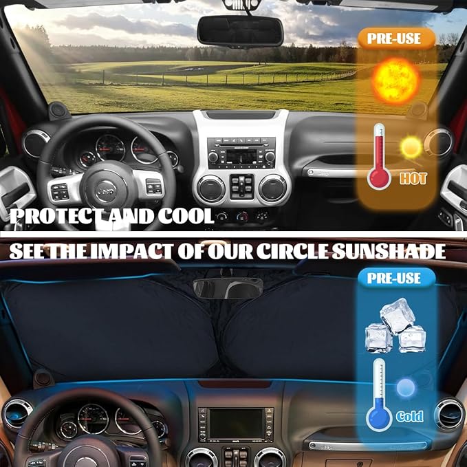 Skull Car Windshield Sun Shade Skeleton Black Forest Art Heatshield Front Window Car Sun Shade Windshield Blocks UV Rays Sun Visor Protector for Car Sedan Truck SUV Accessories 59x31.5 Inch