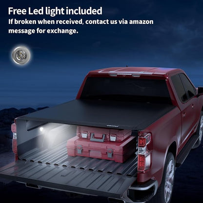 OEDRO Soft Tri-fold Truck Bed Tonneau Cover Compatible with 1999-2025 Ford F250 F350 F-250 F-350 Superduty 8 ft Bed
